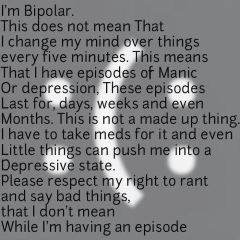 being bipolar